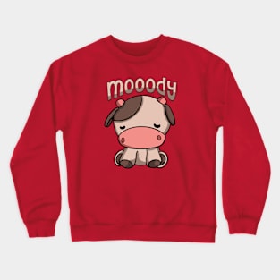 Mooody Cow Crewneck Sweatshirt